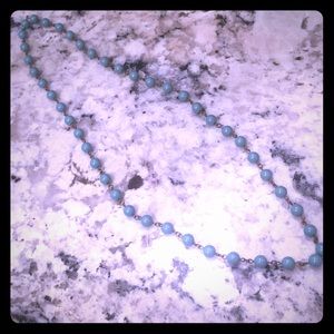 Turquoise bead necklace